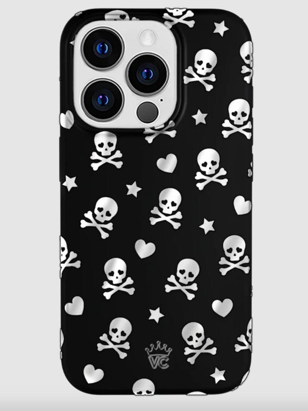 Velvet Caviar Chrome Skulls iPhone 13 Pro Case